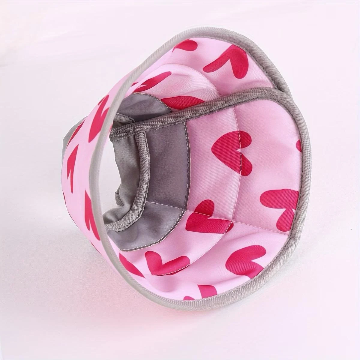 Collar de recuperación estampado rosa