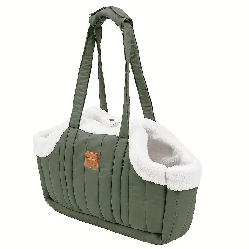Bolso abierto de transporte verde