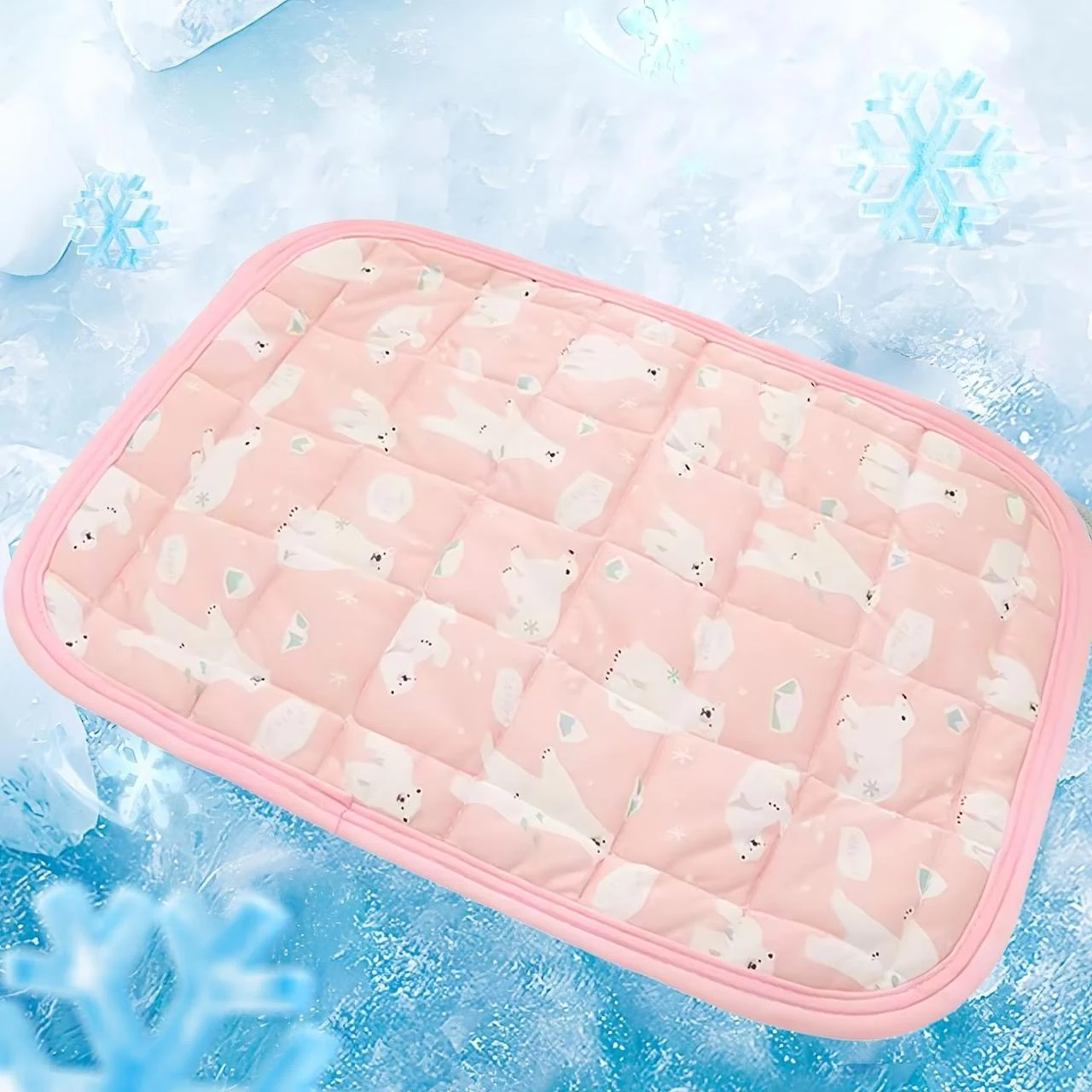 Colchoneta rectangular estampada
