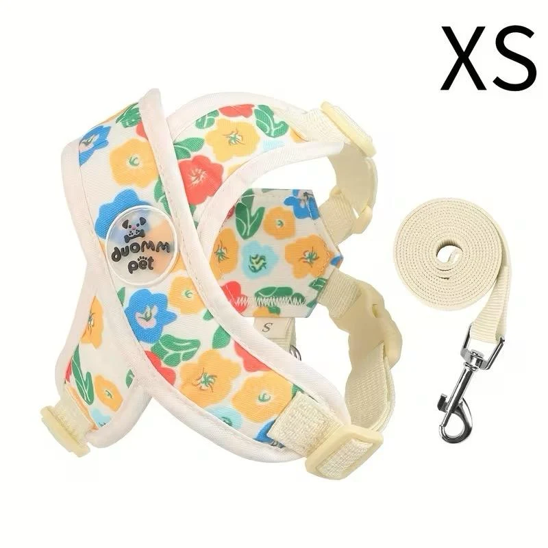 Arnés estampado XS con correa